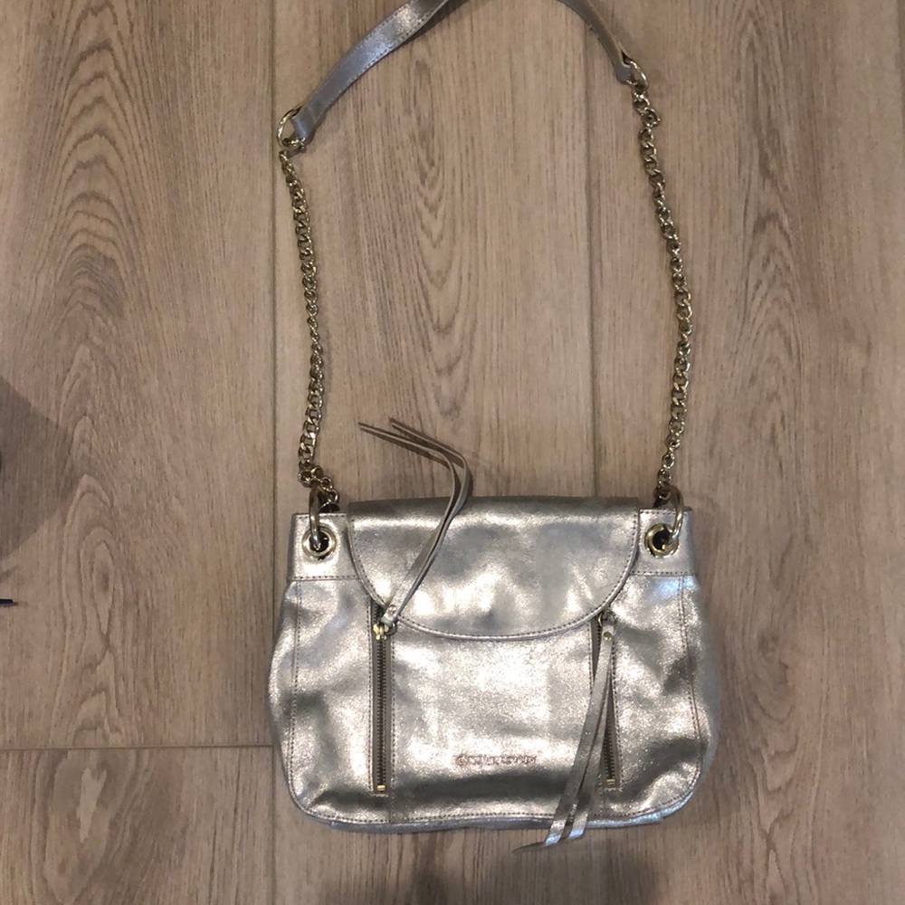Cynthia Rowley gold crossbody purse